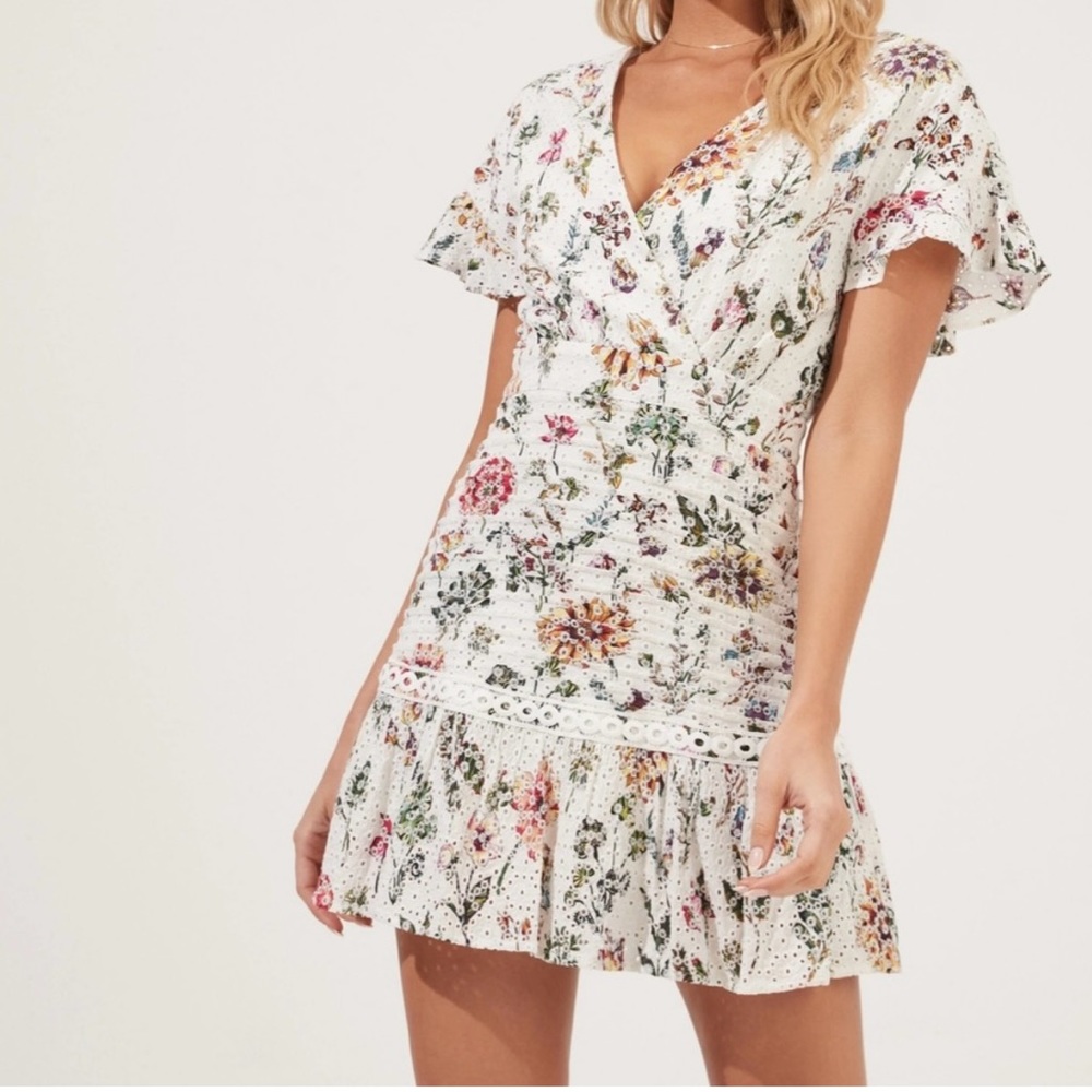 Floral eyelet Astr the Label dress